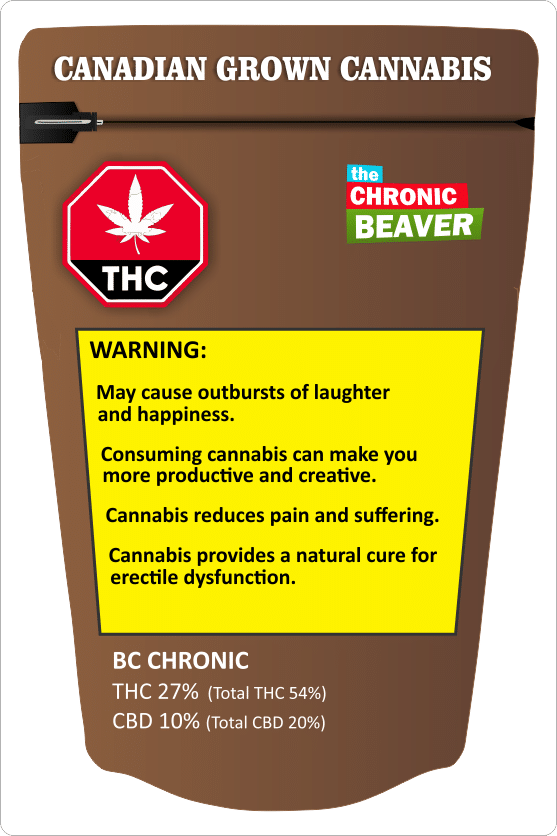 Canadian Cannabis Packaging Mock-up