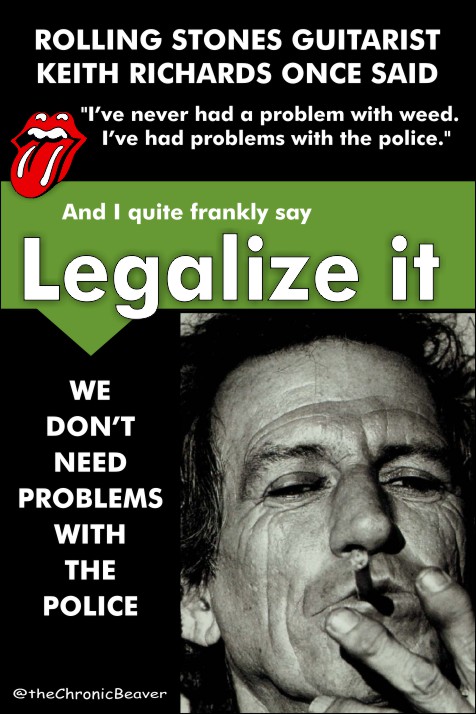 Legalize it Meme with Keith Richards