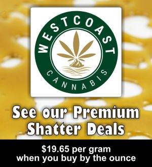 West Coast Cannabis Shatter Menu