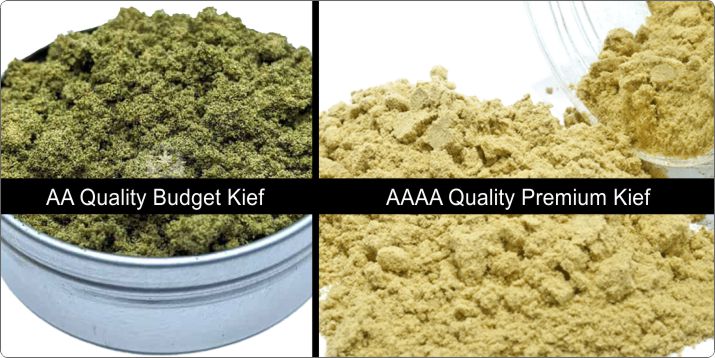 Quality Grades of Kief: AA Budget Quality Vs AAAA Premium Quality