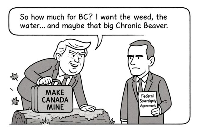 Canada is not for sale, bud!